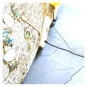 Precious stone nickel free necklace.